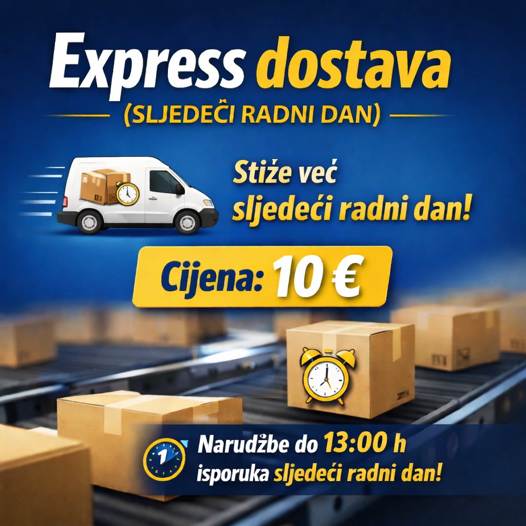 Express dostava – sljedeći radni dan